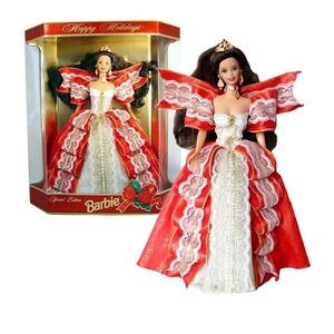 Brand New Vintage Happy Holidays Barbie Doll 10th Anniversary Special‎ Edition